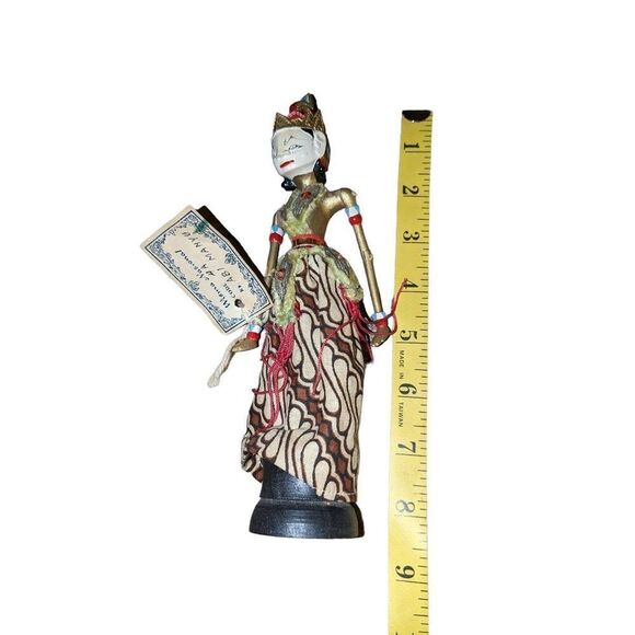 Indonesia Wayang Golek doll Abi Manyu from the 1940s - Picture 6 of 9